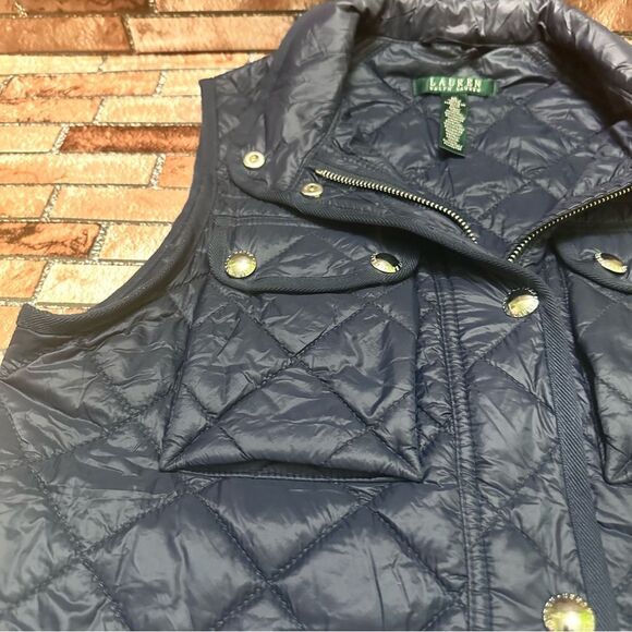Lauren Ralph Lauren Quilted Puffer Vest M - Picture 4 of 11